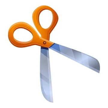 Scissors icon, cartoon style 스톡 일러스트