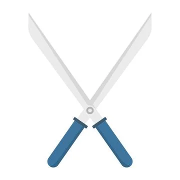 Scissors Icon Concept, scissors with color handles. Tool for cutting paper. Illustration