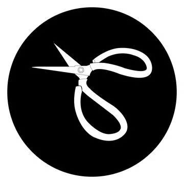 Scissors icon design template Stock Illustration