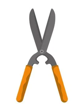Scissors icon. Gardening design. Vector graphic Illustration