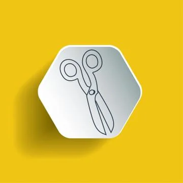 Scissors icon Stock Illustration