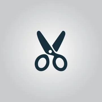 Scissors icon Illustrazione stock