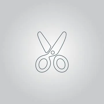 Scissors icon Illustrazione stock