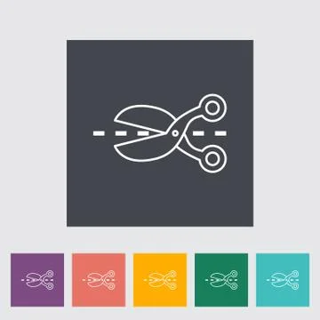 Scissors icon Stockillustratie