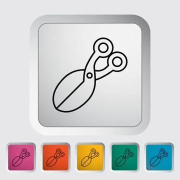 Scissors icon Stockillustratie