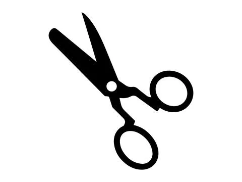 Scissors icon isolated on white background. clippers icon vector illustration. Stock Illustration