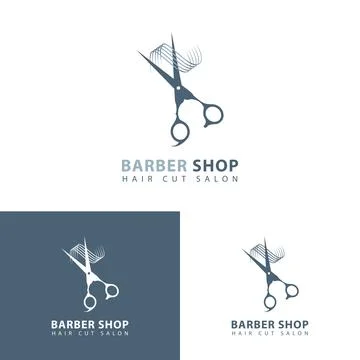 Scissors icon logo Illustrazione stock