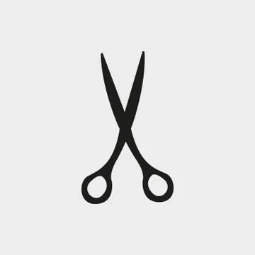 Scissors icon stock vector illustration flat design Stock Illustration