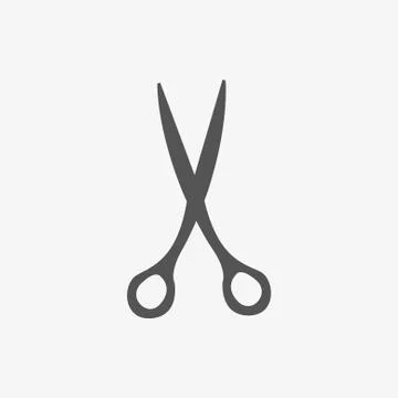 Scissors icon stock vector illustration flat design Stock Illustration