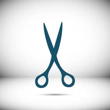 Scissors icon stock vector illustration flat design Illustrazione stock
