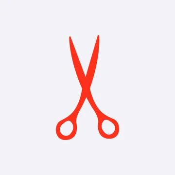 Scissors icon stock vector illustration flat design Stock Illustration