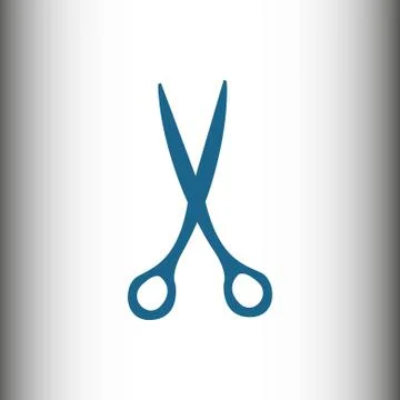 Scissors icon stock vector illustration flat design Stock Illustration