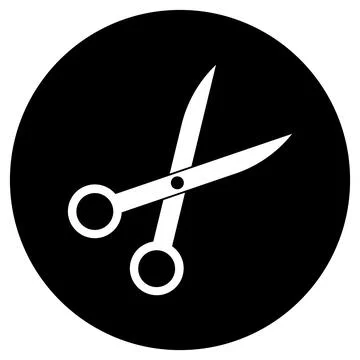 Scissors icon vector Stock Illustration