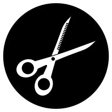 Scissors icon vector Stock Illustration