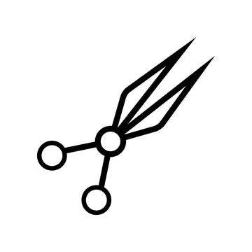 Scissors icon vector Stock Illustration