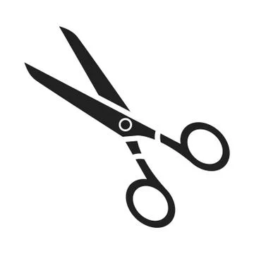 Scissors icon of vector illustration for web and mobile Illustrazione stock