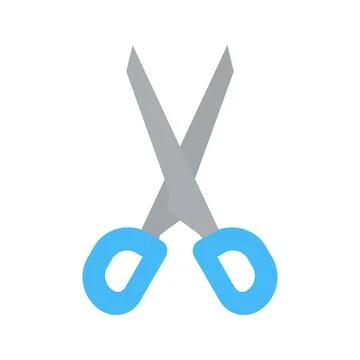 Scissors icon vector image. Stock Illustration