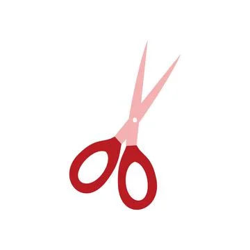 Scissors icon vector isolated on white background for your web Stock Illustration