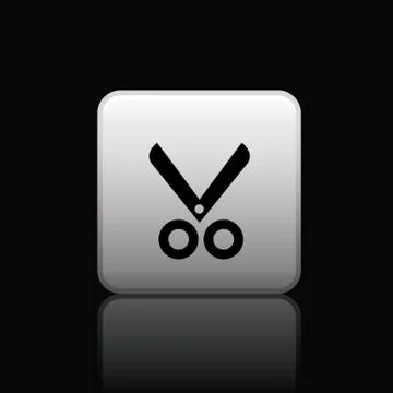 Scissors icon web Stock Illustration