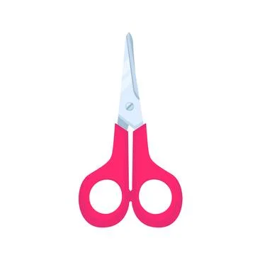 Scissors Illustration Isolated on White Background イラスト素材