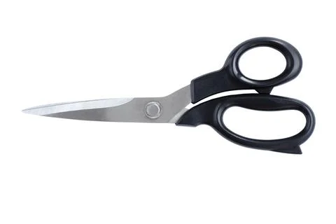 Scissors, insulated, on a white background. Scissors for sewing and needlewor Stock Photos
