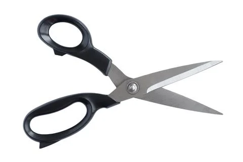 Scissors, insulated, on a white background. Scissors for sewing and needlewor Stock Photos