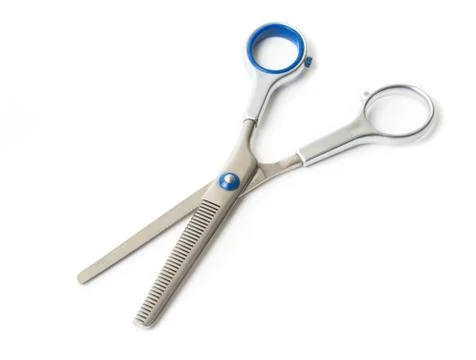 Scissors isolated on the white Stock Photos