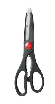Scissors isolated on the white Stock Photos