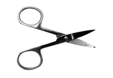 Scissors for manicure on a white background. scissors isolate Stock-Fotos