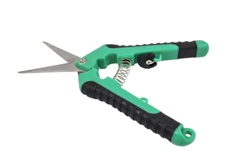 Scissors on metal Stock Photos