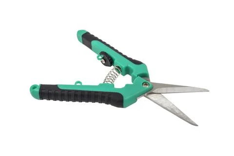 Scissors on metal Stock Photos