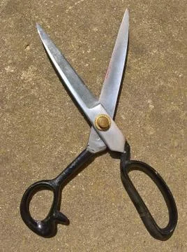 Scissors Opened Stock Photos