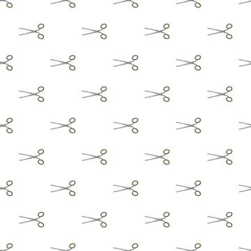 Scissors pattern Illustrazione stock
