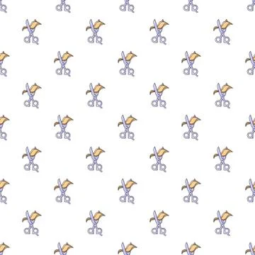 Scissors pattern seamless イラスト素材