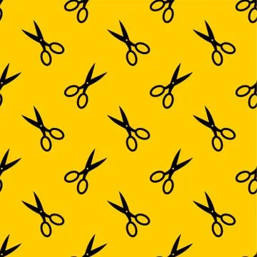 Scissors pattern seamless. shears background. vector texture イラスト素材