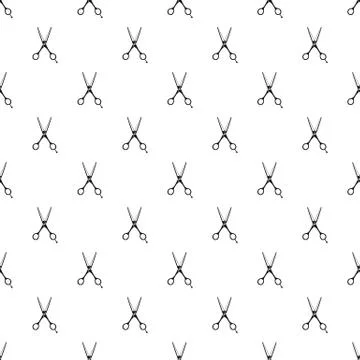 Scissors pattern vector Illustrazione stock