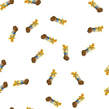 Scissors school character isometric icon seamless pattern Stock Illustration