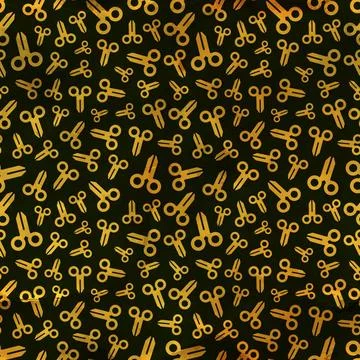 Scissors. Seamless pattern. Scissors. Seamless abstract background. Abstra... 库存照片