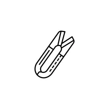 Scissors, sewing icon. Simple line, outline vector elements of tailor for ui and Stockillustratie