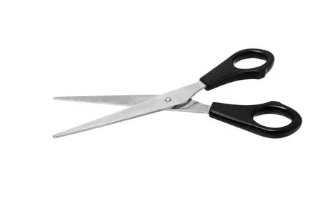 Scissors for sewing on white Stock Photos