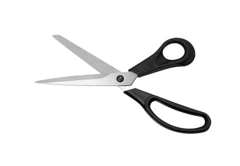 Scissors for sewing on white Stock Photos