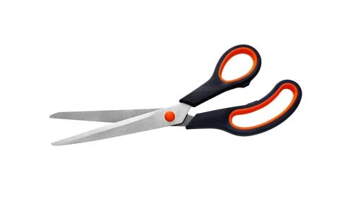 Scissors for sewing on white Stock Photos