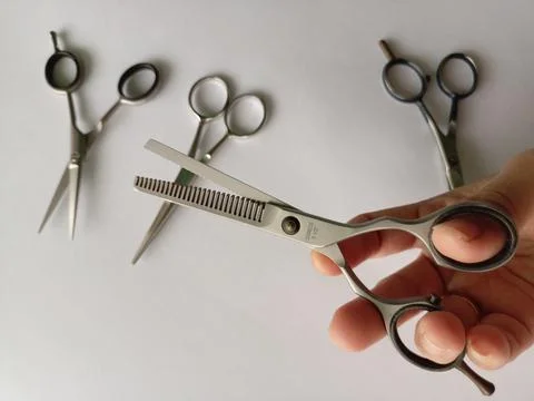 Scissors, stainless scissors Stock Photos