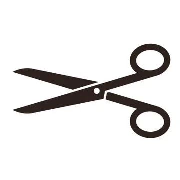 Scissors symbol Illustrazione stock