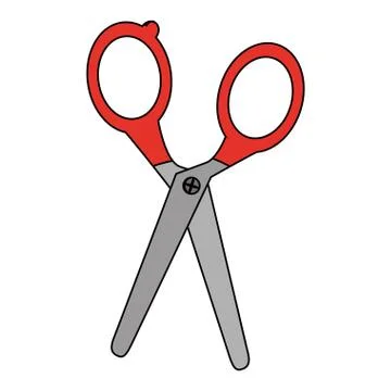 Scissors tool icon Stock Illustration