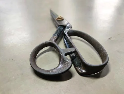 Scissors tools for cutting Stock Photos