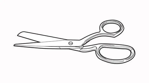 Scissors vector illustration. Stock Illustration