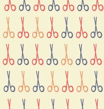 Scissors vector  pattern イラスト素材