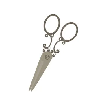 The scissors vintage Stock Illustration