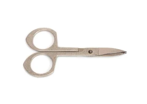 Scissors on a white background Stock Photos